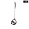Cucharas al por mayor para adultos, Cucharas de sopa de mango largo engrosado para uso en la cocina del hogar, Cucharas para condimentos, Cucharas grandes para servir avena