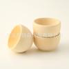Tazón de madera maciza de fábrica 58*33mm tazón de madera adornos de madera para el hogar juguetes creativos para pintar para niños al por mayor