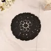 Gorro boina de lana tejida a mano, transpirable, suave, con patrón de ciruela calado, de hilo de algodón, tejido a ganchillo, popular en verano japonés y coreano