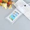 Funda impermeable para teléfono con airbag 70% de descuento con cierre de presión, transparente, correa para el cuello, adecuada para rafting y natación, compatible con pantalla táctil, en stock