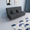 Sofá cama de tamaño pequeño, sofá plegable, integrado para uso doméstico, adecuado para apartamentos de alquiler, tiendas, dormitorios y salas de estar, cama plegable de tela simple