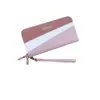 Billetera Larga para Mujer Estilo 2026 con Doble Cremallera, Estilo Coreano Bloques de Color Portamonedas de Gran Capacidad Bolso