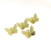 Aretes accesorios con retención de color oro de 14K colgante de mariposa estéreo material para aretes coreanos hechos a mano diy mariposa eardrop