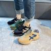 Otoño 2025 Nuevo Zapatos Casuales de Suela Gruesa de una Sola Línea Tipo Papá Zapatos de Cuero para Estudiantes Zapatos Forrest Gump Zapatos Deportivos Zapatos para Mujer de Cintura Pequeña