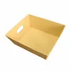 Caixa de Presente de Natal Caixa Rígida Caixa de Presente Transfronteiriça Amazon com Logo Caixa Trapezoidal Caixa de Papel Kraft Atacado