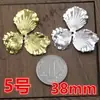 Flores de Hierro Repujado Multicapa de Tres Pétalos, Cuatro Pétalos, Seis Pétalos, Múltiples Pétalos para Decoración de Abanicos DIY