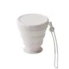 Copo de Água Dobrável de Silicone para Viagem ao Ar Livre, Mini Copo de Silicone Compressível Portátil Retrátil