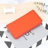 Couro Puro Transfronteiriço Novas Mulheres Masculinas Carteira Longa Carteira Clutch Amazon Grande Capacidade Zíper Prata Bolsa