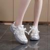 Nuevos Zapatos de Entrenamiento Casuales de Encaje de Verano 2026 para Mujer, Zapatillas Retro de Malla Transpirable de Diseño de Nicho para Mujer L0802