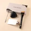 Set de Pinceles Angulados para Base, Cabeza Plana, Ligero y Adherente, No Absorbe el Polvo, Pincel para Mascarilla, Pincel para Maquillaje de Base, Pincel de Maquillaje Cangzhou