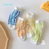Liquidación Al Por Mayor Calcetines Infantiles Sin Costuras, Modelos Delgados de Primavera y Verano para Niños y Niñas, Calcetines de Verano Transpirables de Seda Helada con Malla, Calcetines Cortos