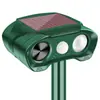 Repelente de Animais Popular Transfronteiriço Alimentado por Energia Solar, Dissuasor Ultrassônico para Gatos e Cachorros, Repelente de Pássaros e Insetos, Repelente de Animais Transfronteiriço Alimentado por Energia Solar