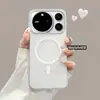 Rejilla Corrugada Aplicable para Honor Magic9ProMax Funda Magnética para Teléfono con Sensación de Piel 600 Disipación de Calor Mate90 Carcasa Dura