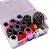 Kit de Costura para Uso Doméstico, Conjunto Prático de Agulhas e Linhas de Costura, Kit de Costura Portátil para Estudantes, Caixa de Armazenamento de Boa Qualidade para Costura e Reparos
