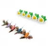 Juguete Giratorio Automático Divertido para Gatos, Mariposa Eléctrica Voladora Alrededor de Flores, Pájaros y Colibríes, Palo Juguete para Gatos