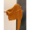 Suéter Básico Gola Alta Meia Manga Clareador Dopamina Macio e Sedoso Soltinho com Efeito Emagrecedor Cardigan Feminino Outono e Inverno Manga Longa Tricô
