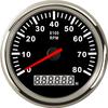 85mm pin montado carro caminhão navio iate modificado motor tacômetro 0-8000rpm metro