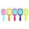 Peine Popular Transfronterizo de Malla Hueca tipo Panal Peine para Peinar el Cabello Niñas Hogar Portátil Peine Anti-Nudos