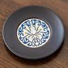 Posavasos de Baquelita Esterilla de Té Cloisonné Soporte para Taza de Té de Ébano Taza de Té para Ceremonia del Té Kung Fu Japonés Soporte para Taza de Té Accesorios Creativos para Juego de Té