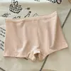 Roupa Íntima de Algodão Puro Segura para Mulheres, Algodão Respirável no Fundilho, Cintura Média, Cobre o Quadril, Boxer Briefs, Boxer Briefs Simples para Meninas Estudantes