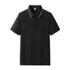 Camisa tipo polo de algodón personalizada para trabajo para hombre con diseño de logotipo para actividades de team building, camiseta de manga corta hipoalergénica para empresa al por mayor