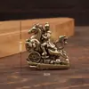 Año del Caballo Adornos de Caballo Doce Animales de Caballo del Zodiaco Colección de Adornos de Caballo Transfronterizos Adornos de Latón 2026 Adornos de Potro