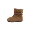 Botas de Ponerse Fácil para Niñas 2026 Otoño Nuevo Estilo Botas Suela Suave para Bebé Botas Arrugadas Estilo Coreano Botas Martin para Niños