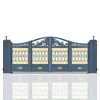 Portas Sanfonadas de Liga de Alumínio, Portões de Arte em Alumínio e Ferro, Material Metálico, Processamento Profissional, Portões de Fábrica Sanfonados