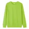 2026 Nuevo Otoño e Invierno 320g Color Sólido Suéter de Cuello Redondo Sudadera Unisex Talla Grande Corte Holgado Para el Trabajo Casual