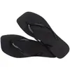 Chinelos de Praia Brasileiros Amazon Cross-Border Comércio Exterior Moda Feminina Chinelos de Bico Quadrado Venda Direta da Fábrica