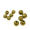 Furo Passante Contas Sólidas Padrão Rosca Lote Flor Artesanato Contas de Cobre Contas Espaçadoras Brincos Acessórios de Ferramentas DIY Cobre Puro