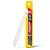 Cuchillo de utilidad para charcutería Cuchillo pequeño para papel tapiz de 30 grados Hoja negra Cuchillo para cortar papel de acero inoxidable de 60 grados Cuchillo para cortar película y metal Cuchillo de arte