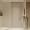 Fabricante de Nanjing Puerta Invisible Dormitorio Puerta Minimalista Silenciosa Interior Sin Marco Sala de Estar Una Puerta al Techo Puerta Oculta
