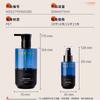 Traje de Botella de Cuidado de la Piel Nuevo de Lujo Ligero 300ml 75ml Botella con Dispensador de Presión Botella de Loción Hidratante Material de Empaque Cosmético