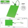 Etiqueta de Plástico Colgante 100*100 Integrada con Tarjeta Zhongtong Yunda Anneng Etiqueta de Identificación Etiqueta de Etiqueta de Lazo de Cable para Entrega Express