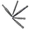 Extractor de Tornillos Rotos de Vástago Hexagonal de 5 Piezas Transfronterizo con Varilla de Liberación Rápida de 60 mm Juego de Herramientas Eléctricas para Extracción de Tornillos Rotos