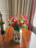 Flor Artificial Flor de Fada Flor Artificial Flor Falsa Planta em Vaso Pequeno Enfeites Folhas para Arranjo de Flores Plástico Sala de Estar Decoração de Casamento