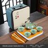 Juego de té de viaje, una tetera, cuatro tazas, regalo de negocios, nuevo juego de té chino de kung fu, taza exprés portátil, venta al por mayor