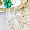 Nueva Marcación Láser Feliz Navidad Decoración de Pastel para Hornear Fiesta de Navidad Tarjeta de Pastel Acrílica