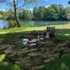 Tapete de Playa Transfronterizo de Secado Rápido Repelente al Agua y a la Humedad Tapete para Picnic al Aire Libre Manta de Camping para Acampar