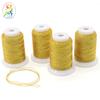 3 Meadas de 6 Meadas de Linha de Costura de Linha Dourada Colorida 9 Meadas 12 Meadas 15 Meadas Trançada Enrolamento de Joias Linha Dourada e Prateada Colorida 30g Linha Dourada