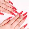 Novo cross-border hot-selling esmalte vestível artesanal cor pura lantejoulas falsas patch de unhas por atacado