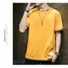 Nueva Camiseta de Manga Corta para Hombre Verano 2026, Top Versátil de Marca de Moda para Hombre, Camisa Casual Elegante Holgada a la Moda