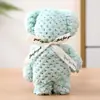 Toalla de Oso de Terciopelo Coral Personalizada, Toalla Absorbente con Diseño de Piña, Toalla Souvenir para Eventos de Boda, Caja de Regalo al por Mayor