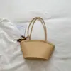 Bolso de Diseño Exclusivo para Mujer 2026 Nuevo Estilo Bolso de Hombro Único Cruzado para el Brazo con un Toque de Lujo, Bolso Tote Tejido de Mano para Mujer