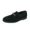Novos Mocassins Slip-On de Primavera Transfronteiriços para Homens, Sapatos Casuais de Couro para Dirigir, Sapatos Slip-On Versáteis para Homens