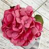 Hortensia de Llama Única Flor Artificial Hortensia de Llama Pared Camino de Plomo Pan Tejido Flor Artificial Decorativa Flor Falsa