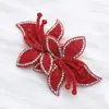 Nuevos Parches de Tela con Forma de Orquídea de Cristal y Pedrería para Zapatos, Sombreros, Accesorios de Ropa para Mujer de Gama Alta, Venta al por Mayor
