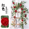 Enredaderas de Peonías Artificiales para Decoración de Paredes Florales de Jardín de Bodas, Flores de Seda, Vegetación Artificial, Enredaderas de Flores de Peonía Artificiales