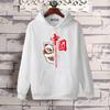 Sudadera gruesa para hombre con forro polar de otoño e invierno, talla grande holgada, color sólido, con capucha, estilo coreano de moda